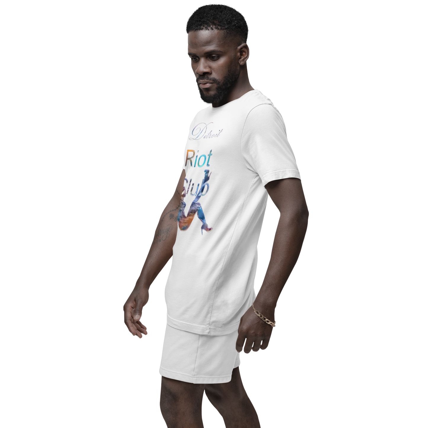 Chrome & Heels (Tropic) White Tee