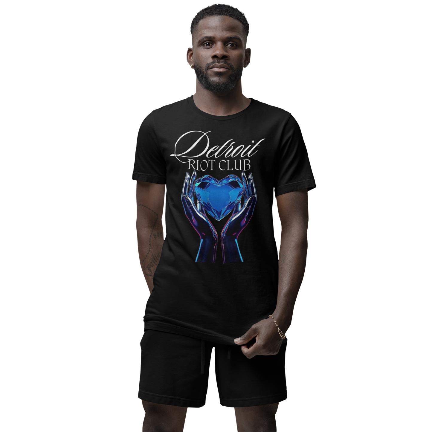 Sapphire Heart (Black) Tee