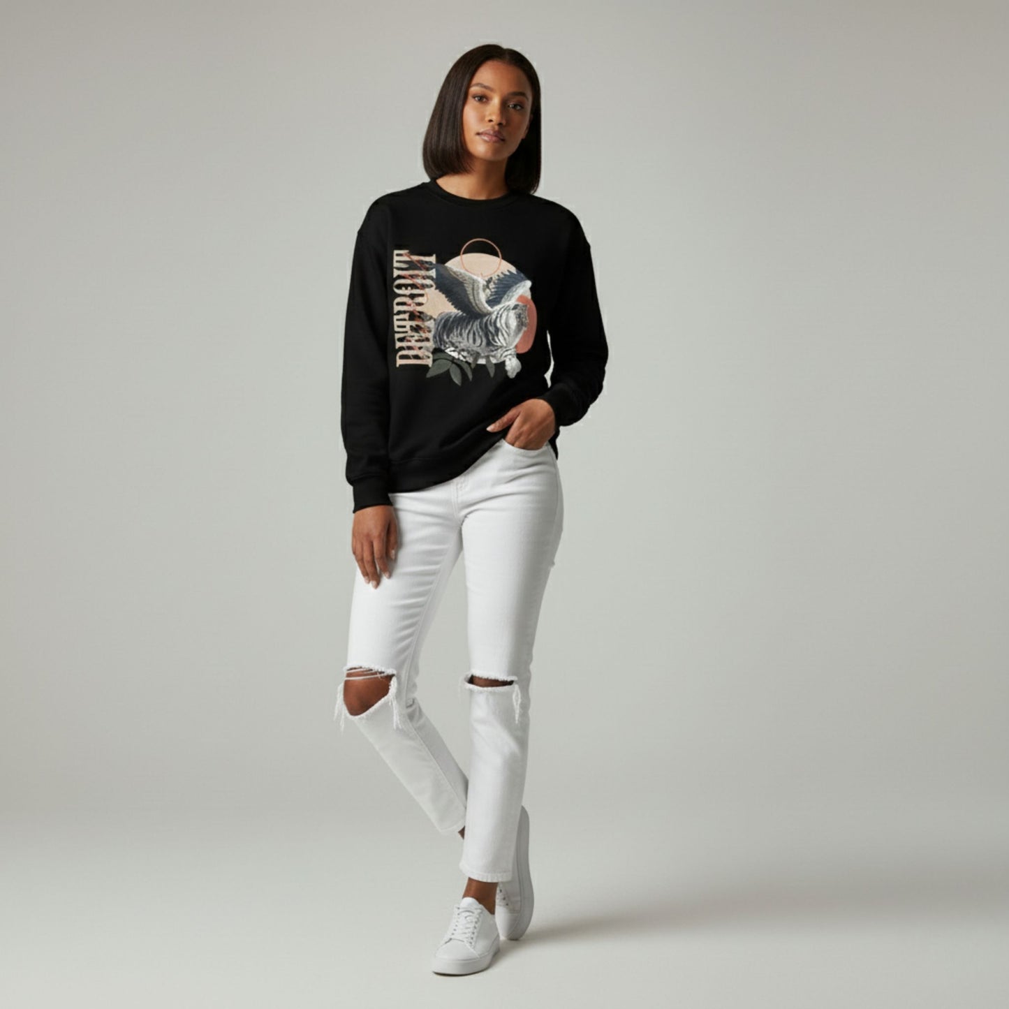 Liger Eclipse (Black) Crewneck