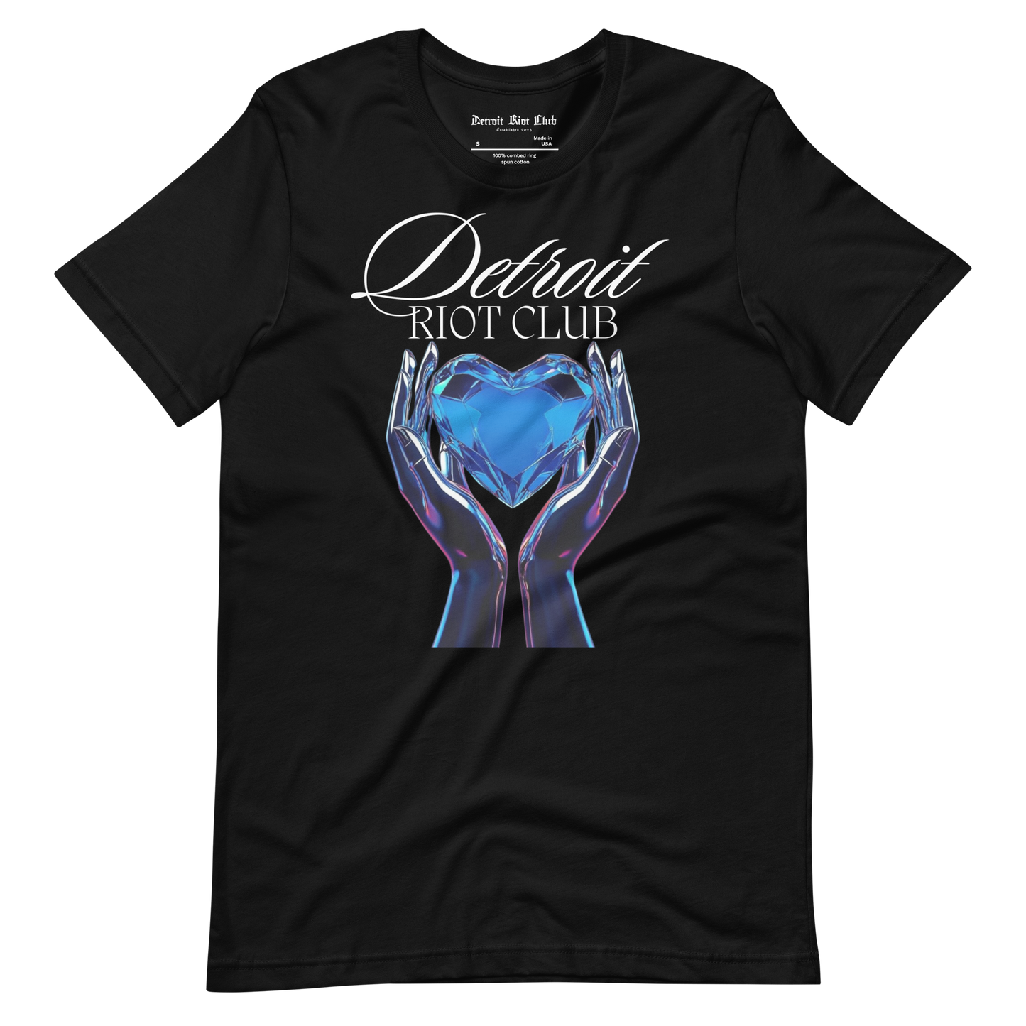 Sapphire Heart (Black) Tee