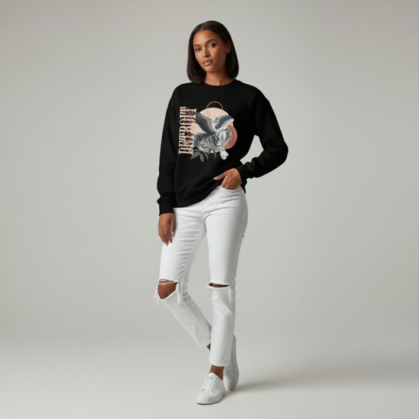 Liger Eclipse (Black) Crewneck