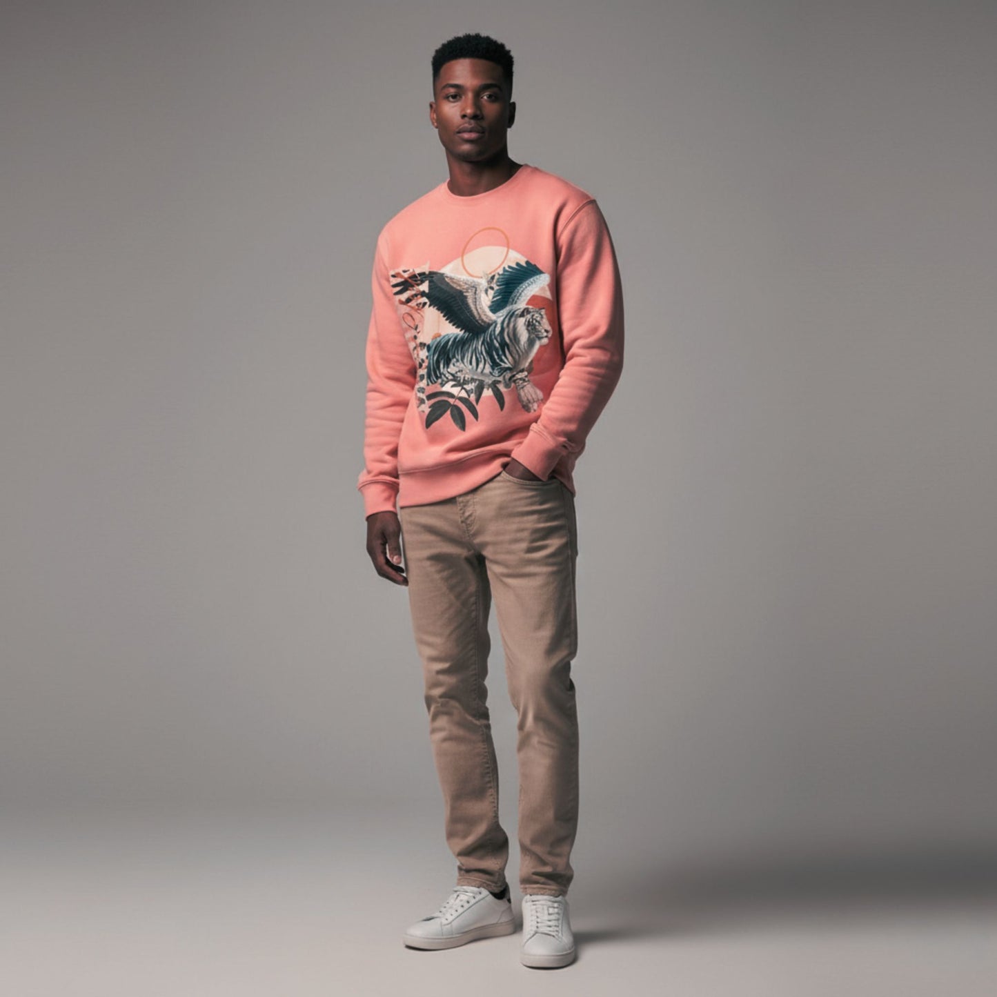 Liger Eclipse (Dusty Rose) Crewneck