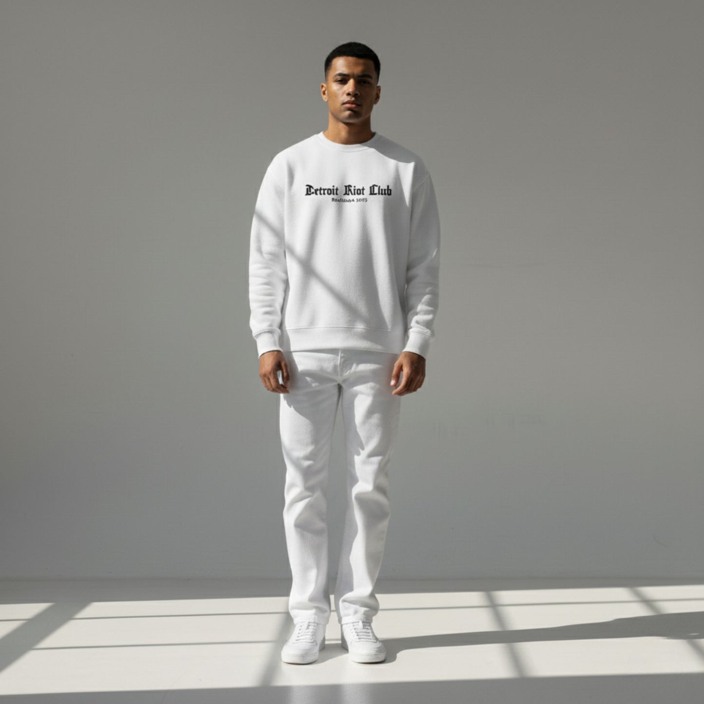 Detroit Riot Club (White) Crewneck