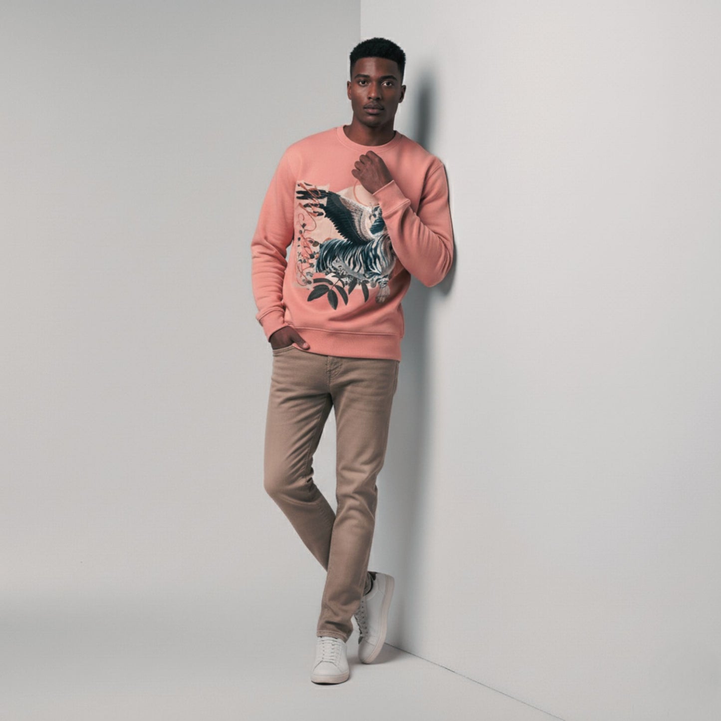 Liger Eclipse (Dusty Rose) Crewneck