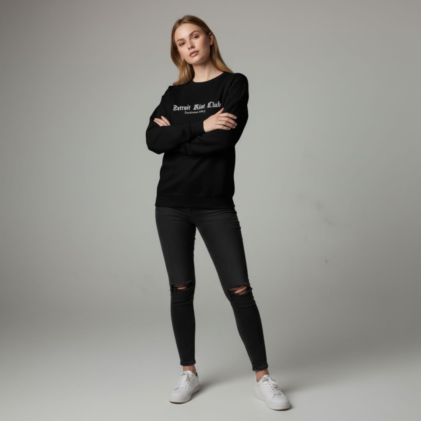 Detroit Riot Club (Black) Crewneck