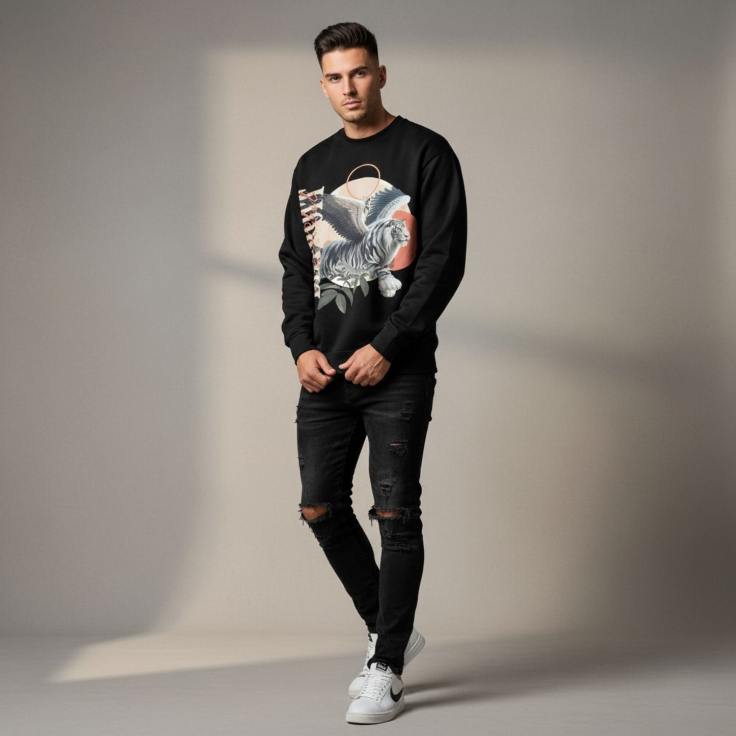 Liger Eclipse (Black) Crewneck