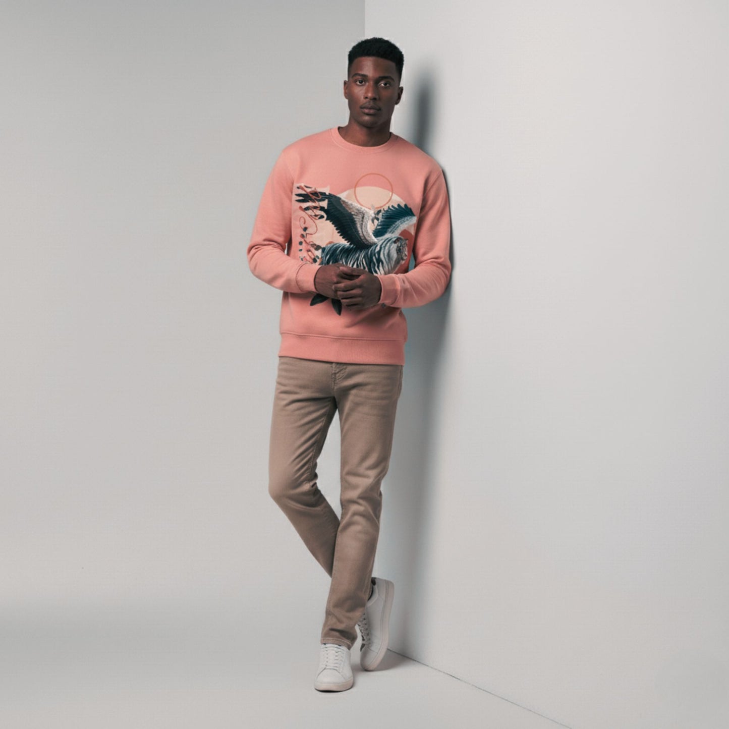 Liger Eclipse (Dusty Rose) Crewneck