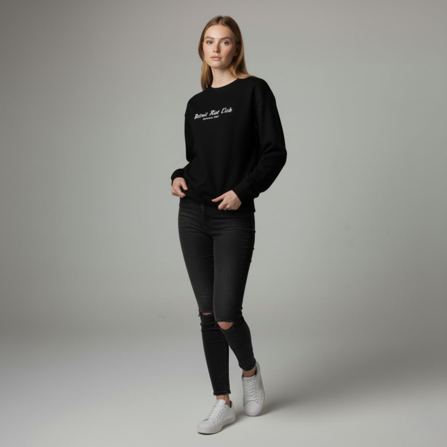 Detroit Riot Club (Black) Crewneck