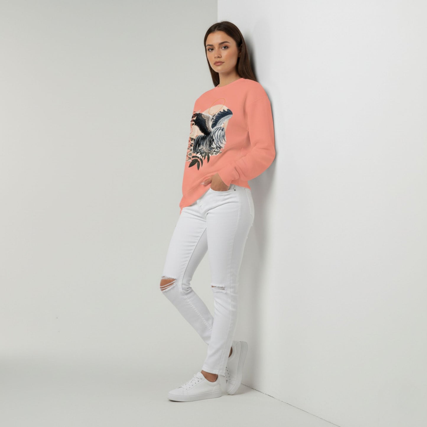 Liger Eclipse (Dusty Rose) Crewneck