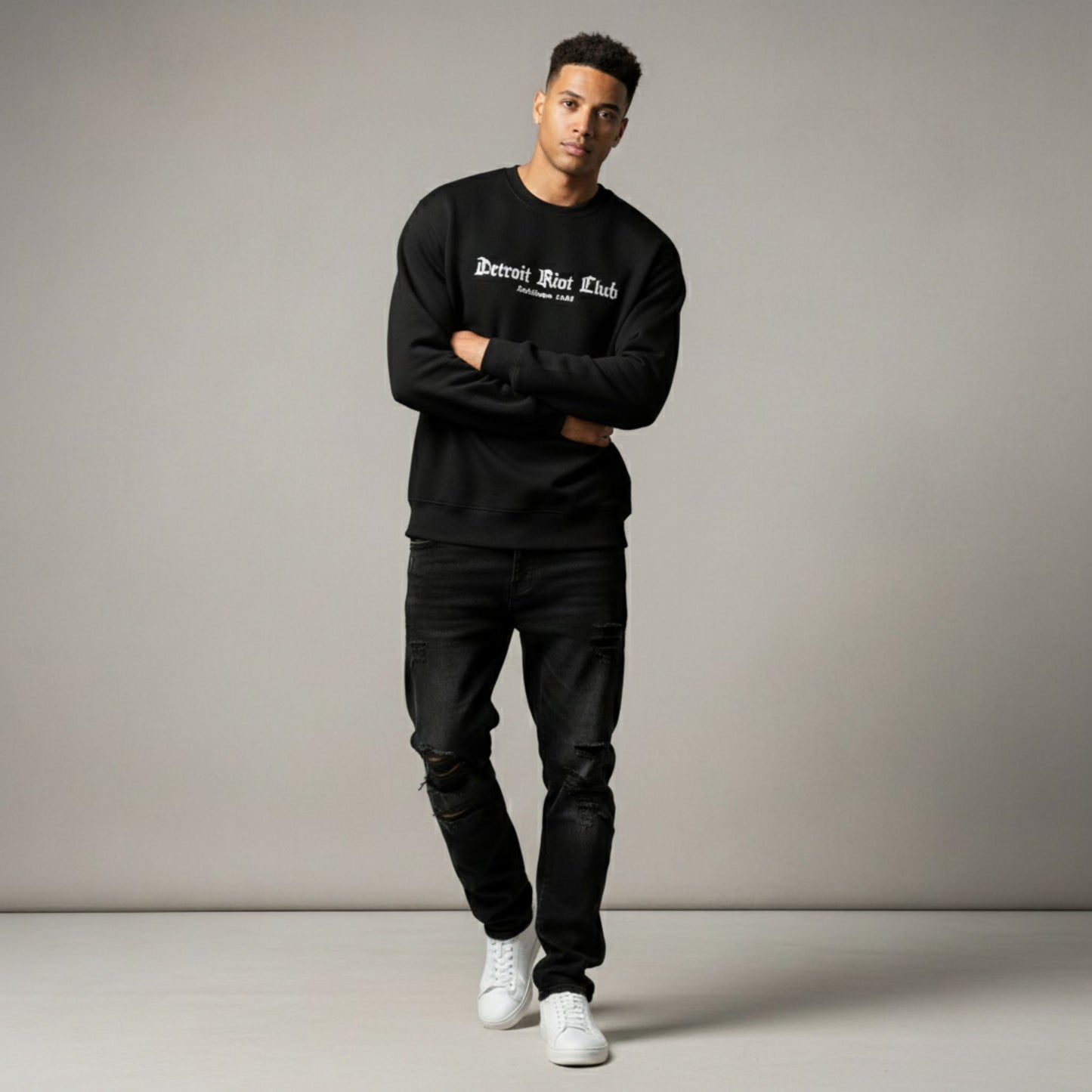Detroit Riot Club (Black) Crewneck