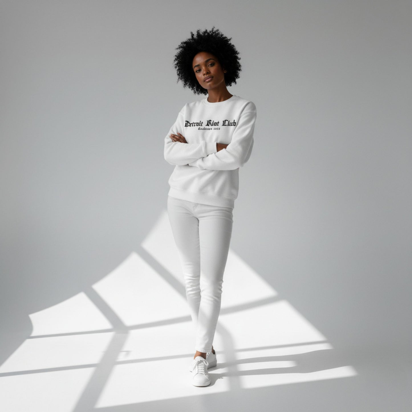 Detroit Riot Club (White) Crewneck