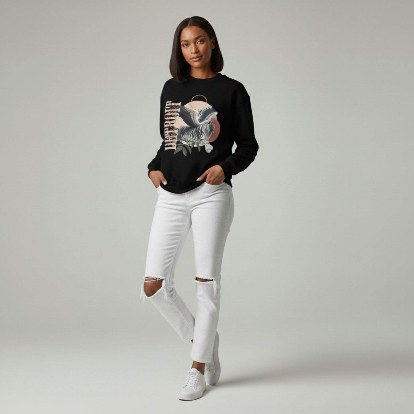 Liger Eclipse (Black) Crewneck