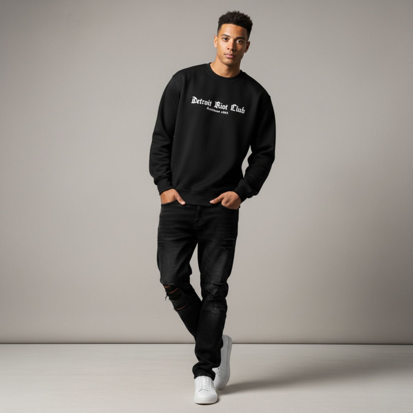 Detroit Riot Club (Black) Crewneck