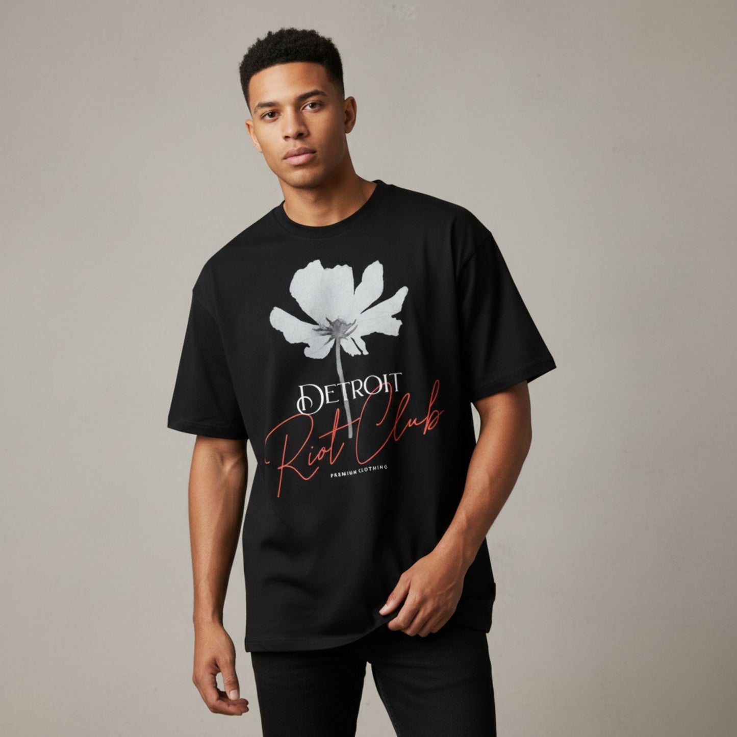 White Bloom Riot Tee