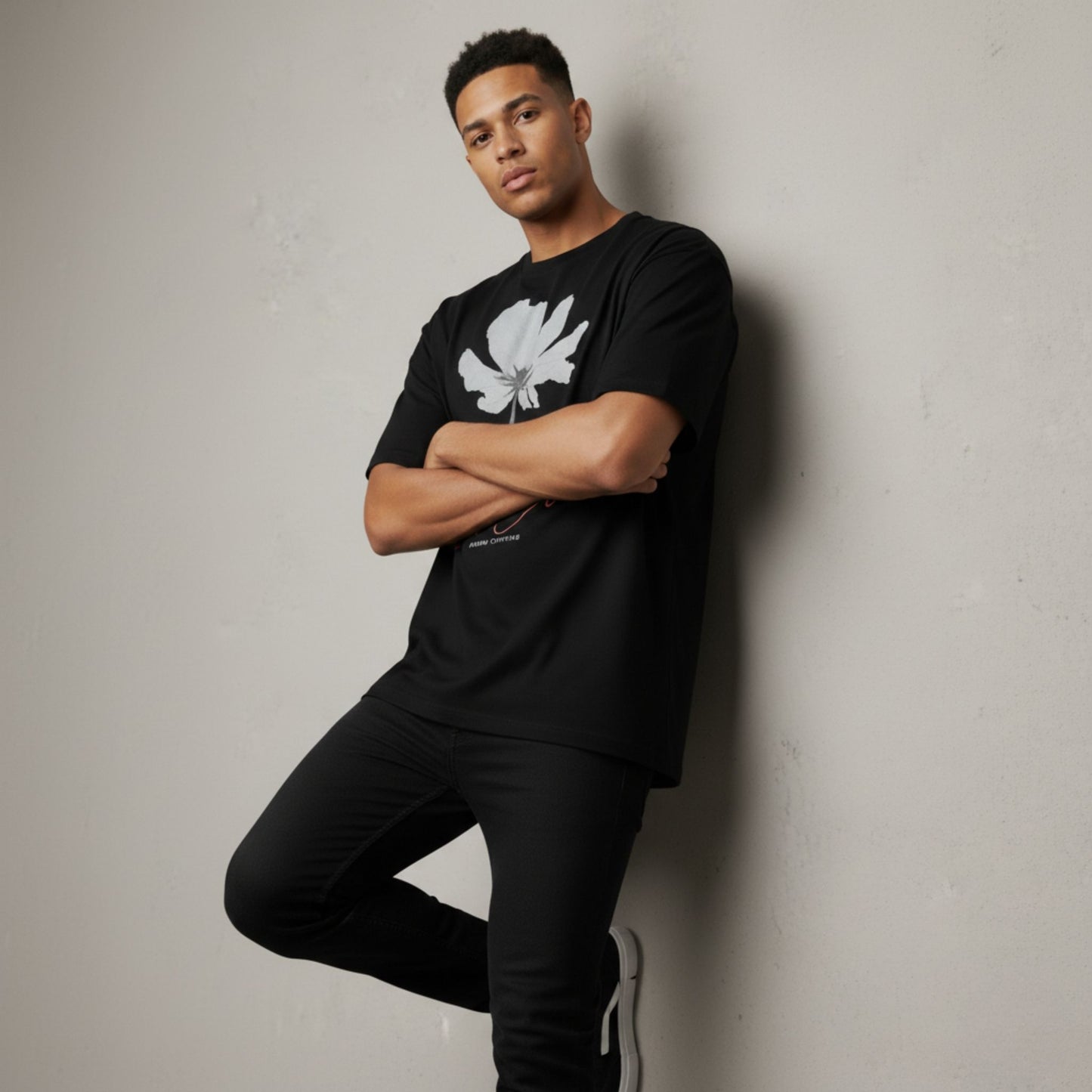 White Bloom Riot Tee