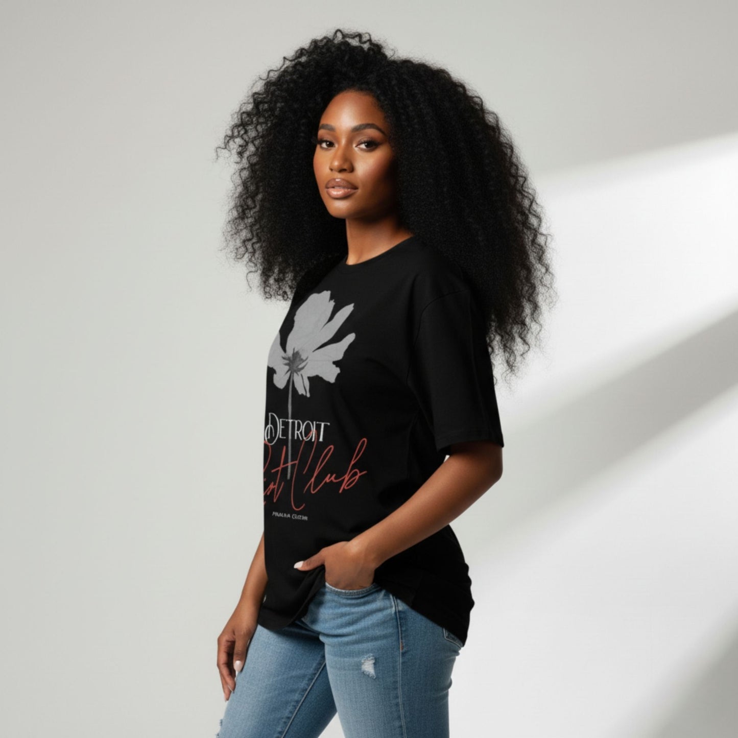 White Bloom Riot Tee