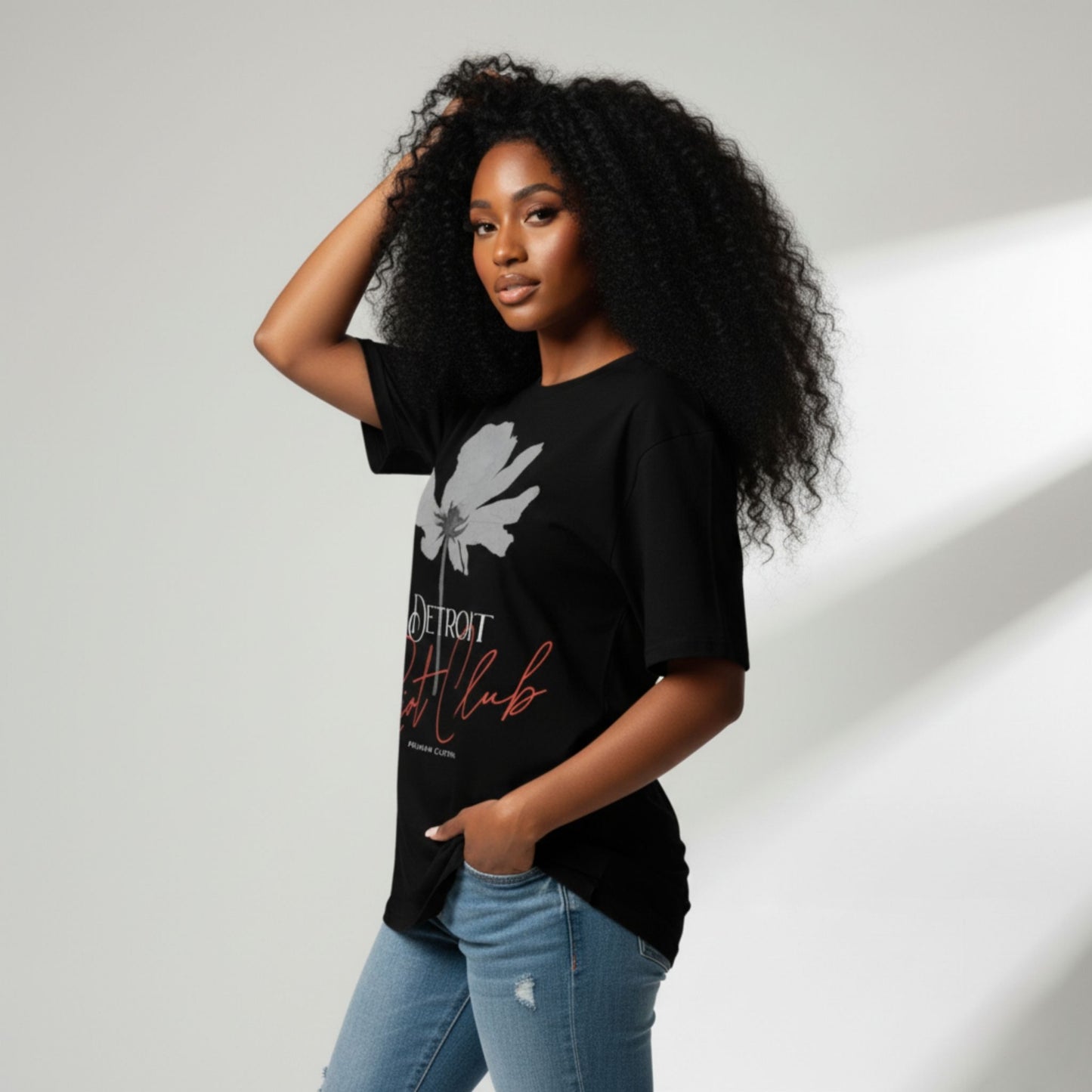 White Bloom Riot Tee