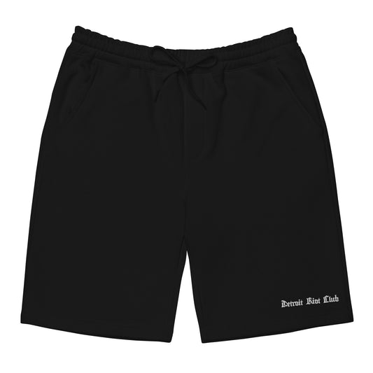 Detroit Riot Club Archival Jogger Shorts: 8.5oz heavyweight fleece hardware engineered for comfort and structural durability. Part of the 8.5oz archival uniform system. Engineered in Detroit.