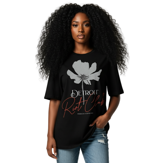 White Bloom Riot Tee