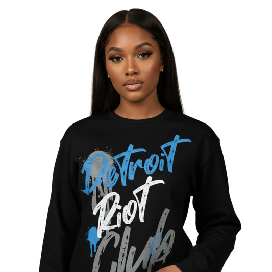 Graffiti Alley (Black) Crewneck