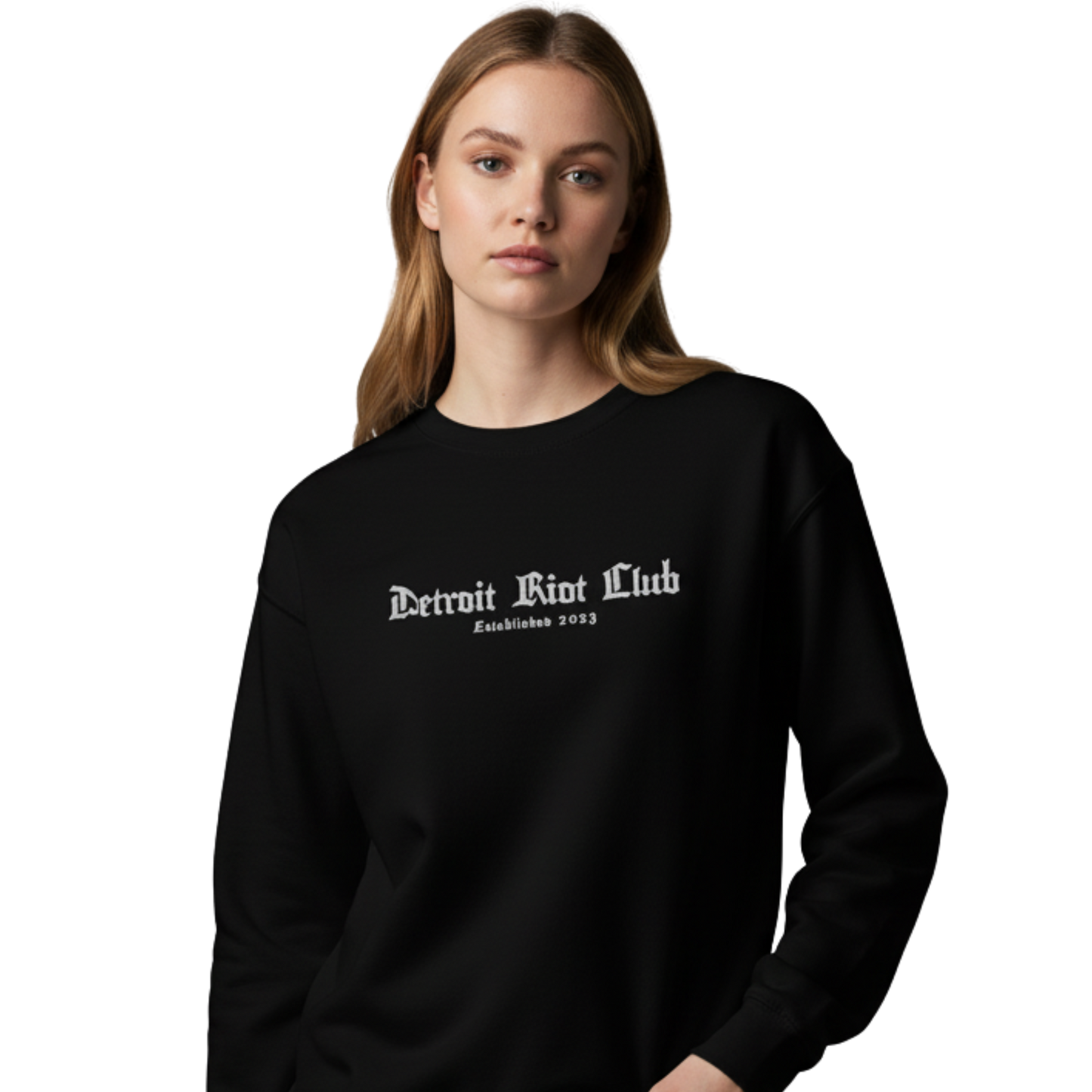 Detroit Riot Club (Black) Crewneck